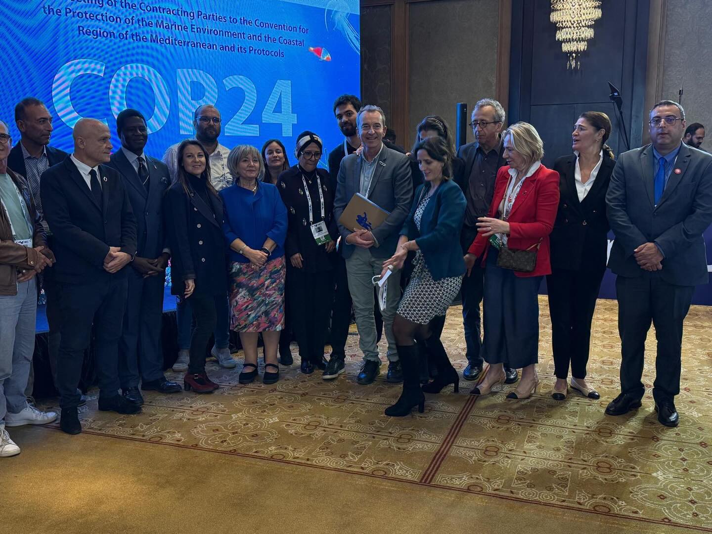 Patricia Ricard à la COP24 au Caire