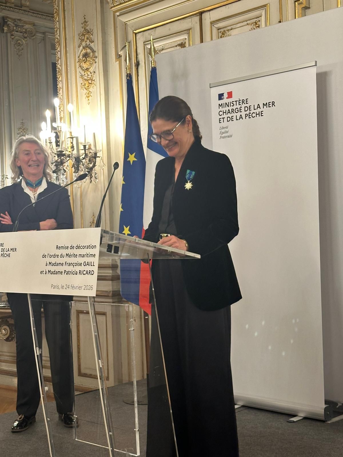 Décorées dans l’Ordre du Mérite maritime