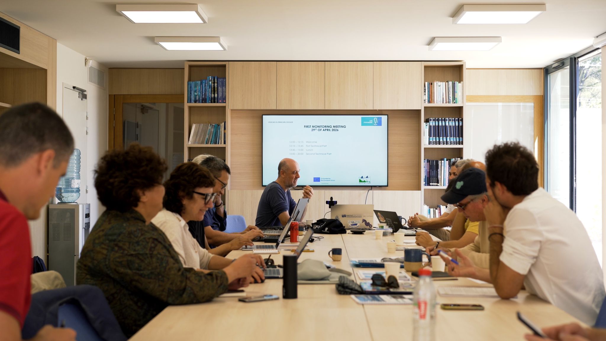 Retour sur une semaine riche en échanges et en collaboration pour la conservation de la grande nacre (Pinna nobilis) à l’Institut océanographique Paul Ricard